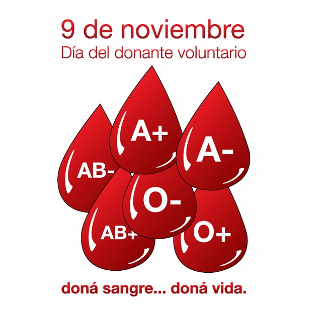 9 de noviembre Día Nacional del Donante Voluntario de 9 de noviembre Día Nacional del Donante Voluntario de