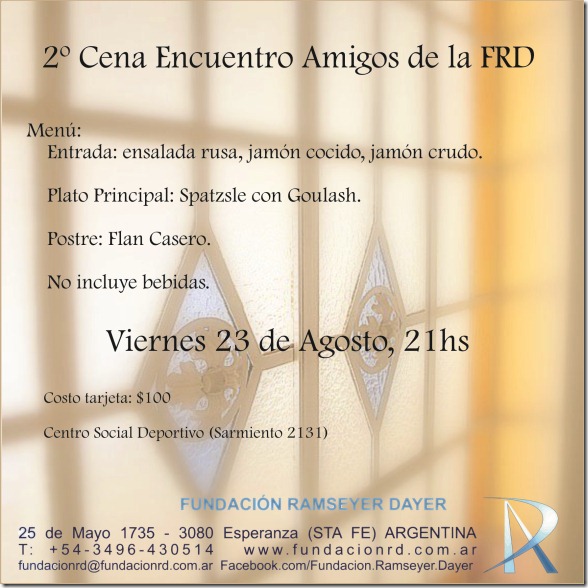 Cena Encuentro Amigos de la FRD