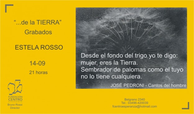 Fundación Centro inaugura muestra de grabados del la artista plástica Estela Avelina Rosso Hagemann