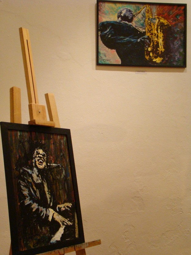 Entre el saxo y los pinceles