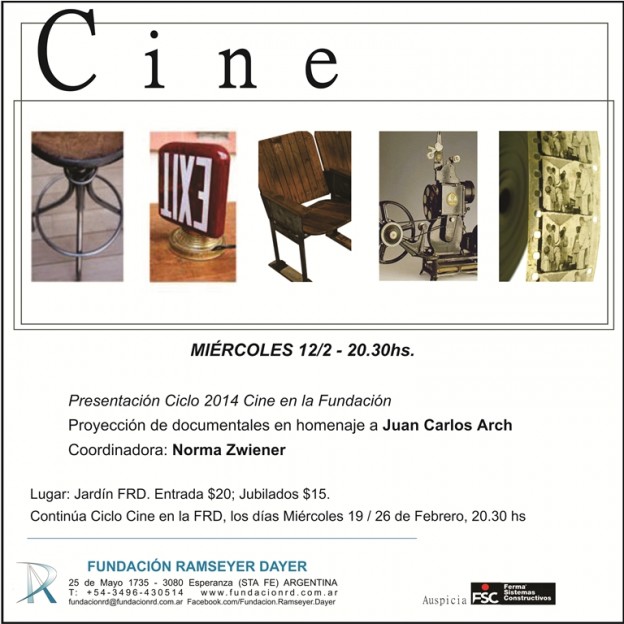 Cine en la Fundación Ramseyer Dayer