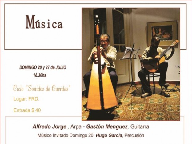 Ciclo musical “Sonidos de Cuerdas”. Alfredo Jorge y Gastón Menguez .