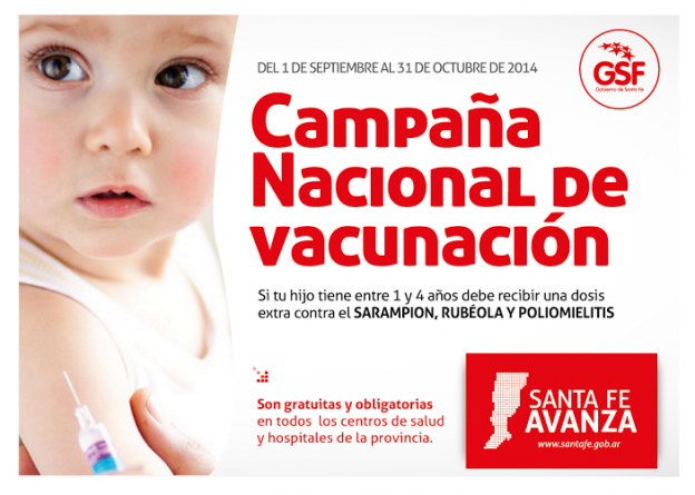 14 mil niños vacunados en la provincia de Santa Fe