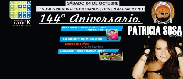 Fiestas patronales en Franck