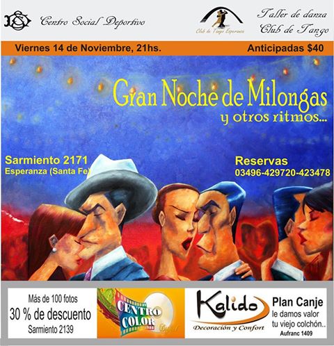 Gran noche de milonga en el Social