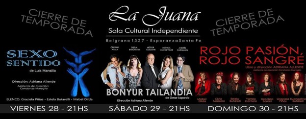 Finde a puro teatro en La Juana