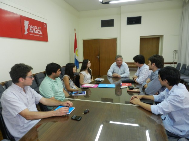 Fascendini se reunió con integrantes del Gabinete Joven