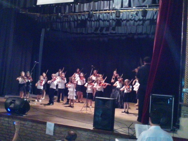 Espectáculo de violín en la Fundación Centro