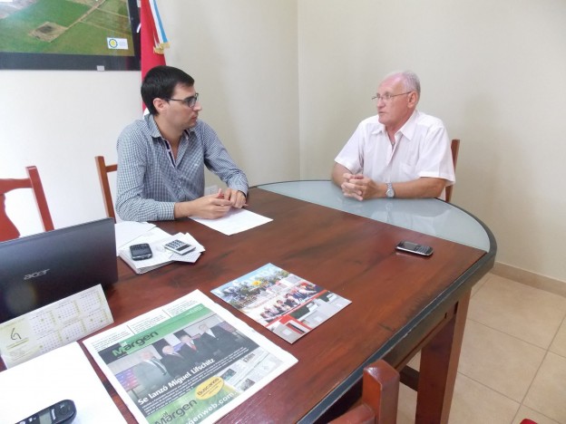 Rafael De Pace es un asiduo visitante de las localidades departamentales
