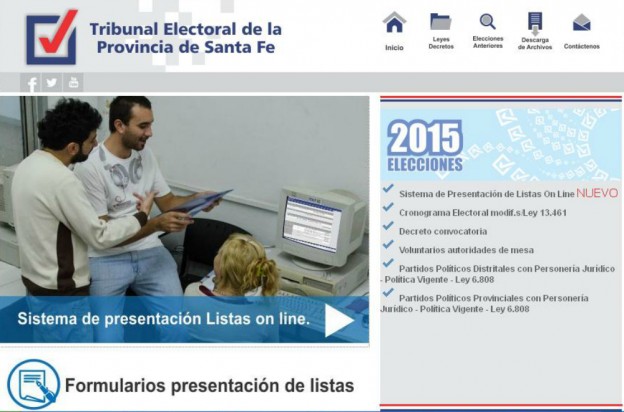Habilitan un sistema online para carga de listas de precandidatos