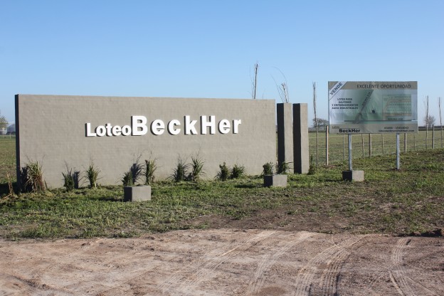 Nuevas alternativas de inversión: LOTEO BECKHER