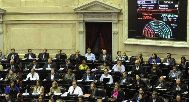 Diputados aprobó acuerdo con los buitres por 165 votos a 86