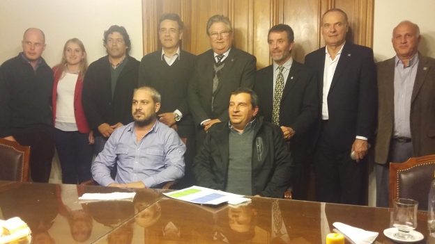 Fascendini con mandatarios de los dptos. Gral. López y Caseros
