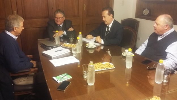 Fascendini recibió a mandatarios de Gral. Obligado