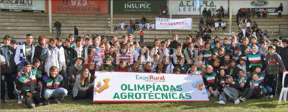 Colegios de la zona en las Olimpíadas Agrotécnicas