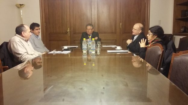 Carlos Fascendini coordinó una reunión entre el ministro Contigiani y directivos de Glutal