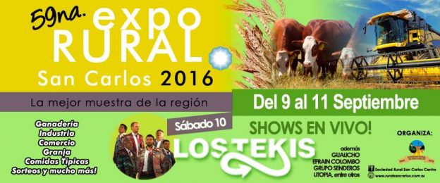 Comienza hoy una importante muestra en San Carlos Centro