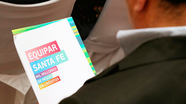 Presentaron el programa “Equipar Santa Fe”