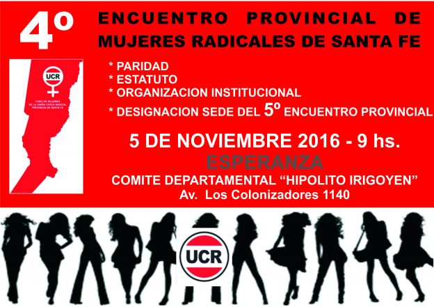 Cuarto Encuentro Provincial de Mujeres Radicales.