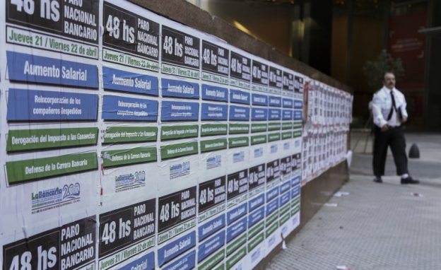 El viernes 17 habrá paro nacional bancario