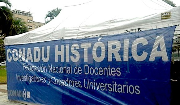 Docentes universitarios endurecen medidas de fuerza