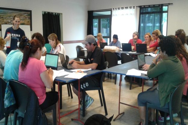 En San Jerónimo del Sauce comenzó el taller de Cultura Digital