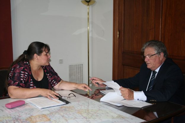 Fascendini mantuvo audiencias con presidentes comunales de Las Colonias