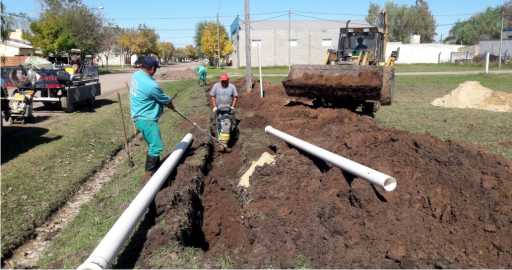 San Carlos Centro: desagües cloacales, ampliación y mejoras