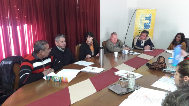Franck: encuentro con hogares, geriátricos, y la Dirección Provincial de Mayores.