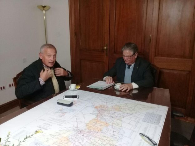 Fascendini entregó un ATN para San Carlos Centro