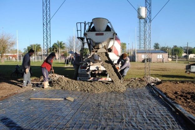 San Jerónimo del Sauce: A buen ritmo avanza la construcción del Polideportivo