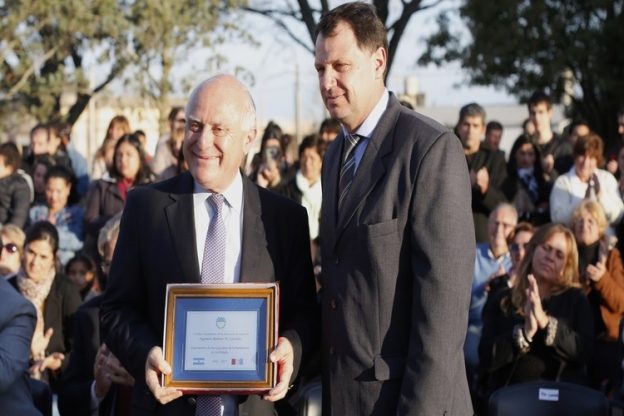 Lifschiftz y Fascendini en los actos del 125º aniversario de La Pelada