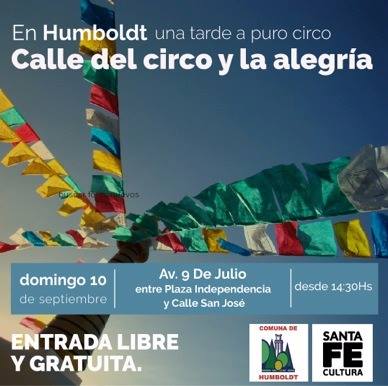 Humboldt: llega la Calle del circo y la alegría