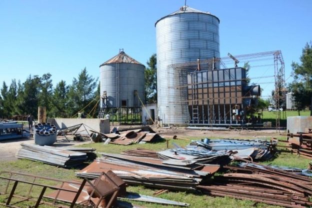 Desmantelaron la antigua planta de la Cooperativa Lehmann en Pilar