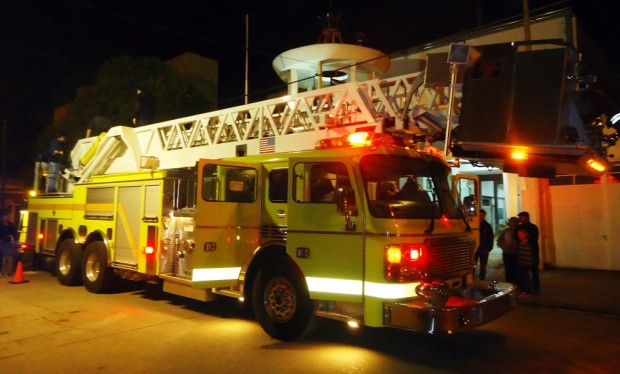 Principio de incendio en zona sur