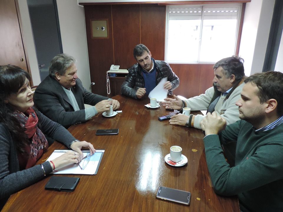 VISITA DEL VICEGOBERNADOR CARLOS FASCENDINI A FRANCK
