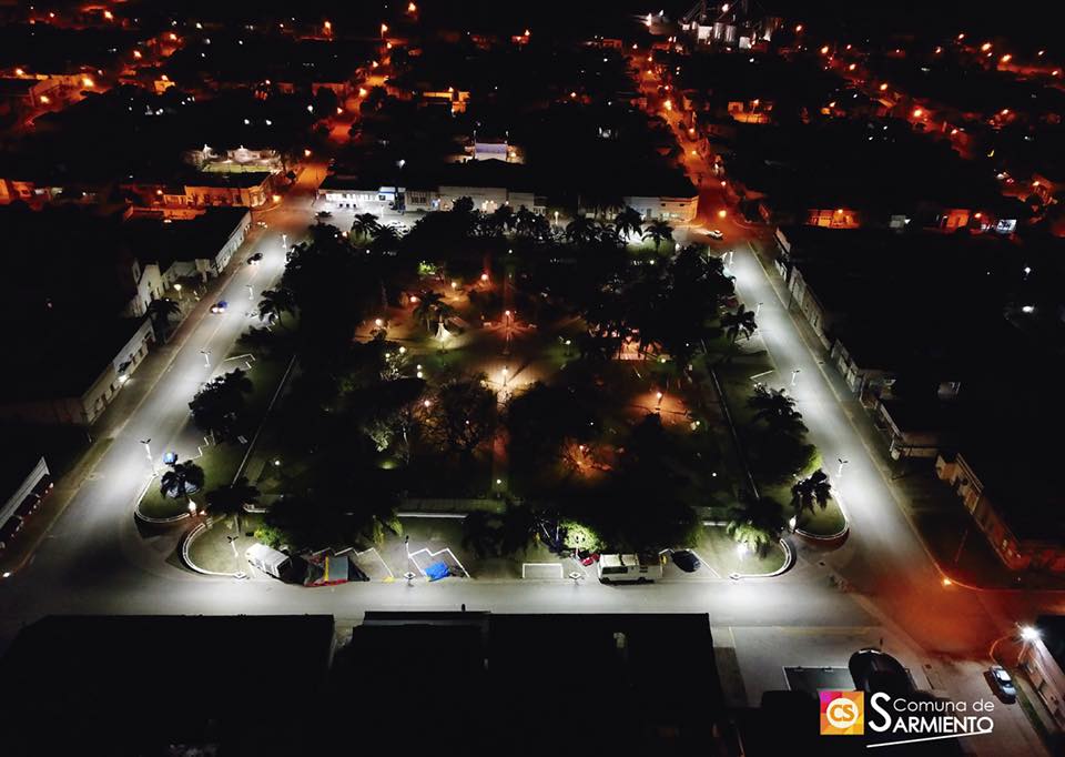 Comuna de Sarmiento: nueva iluminación led