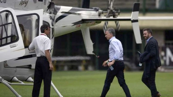 En la campaña de 2017, Mauricio Macri usó el helicóptero de uno de los empresarios arrepentidos