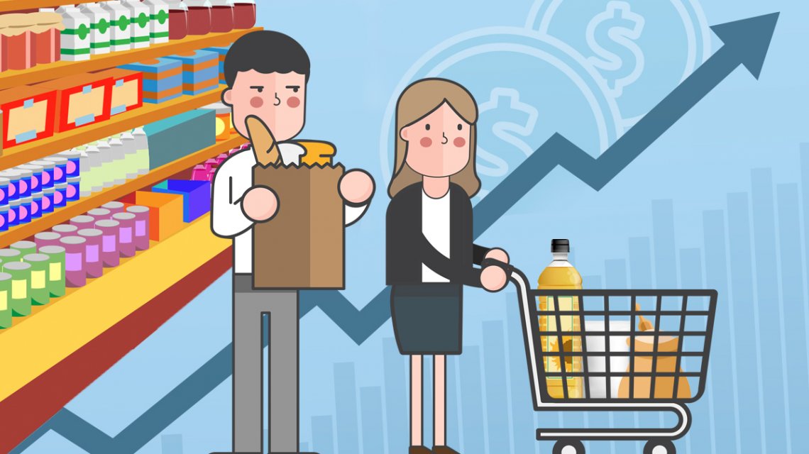 Desde principio de año, los alimentos más básicos aumentaron hasta un 115%