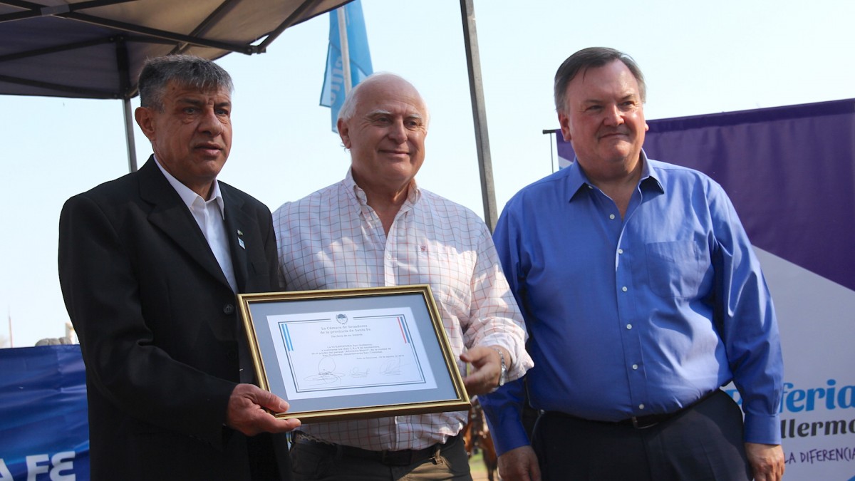 LA EDICIÓN 2018 DE LA EXPOFERIA SAN GUILLERMO CONTO CON LA PRESENCIA DEL GOBERNADOR LIFSCHITZ Y EL SENADOR MICHLIG