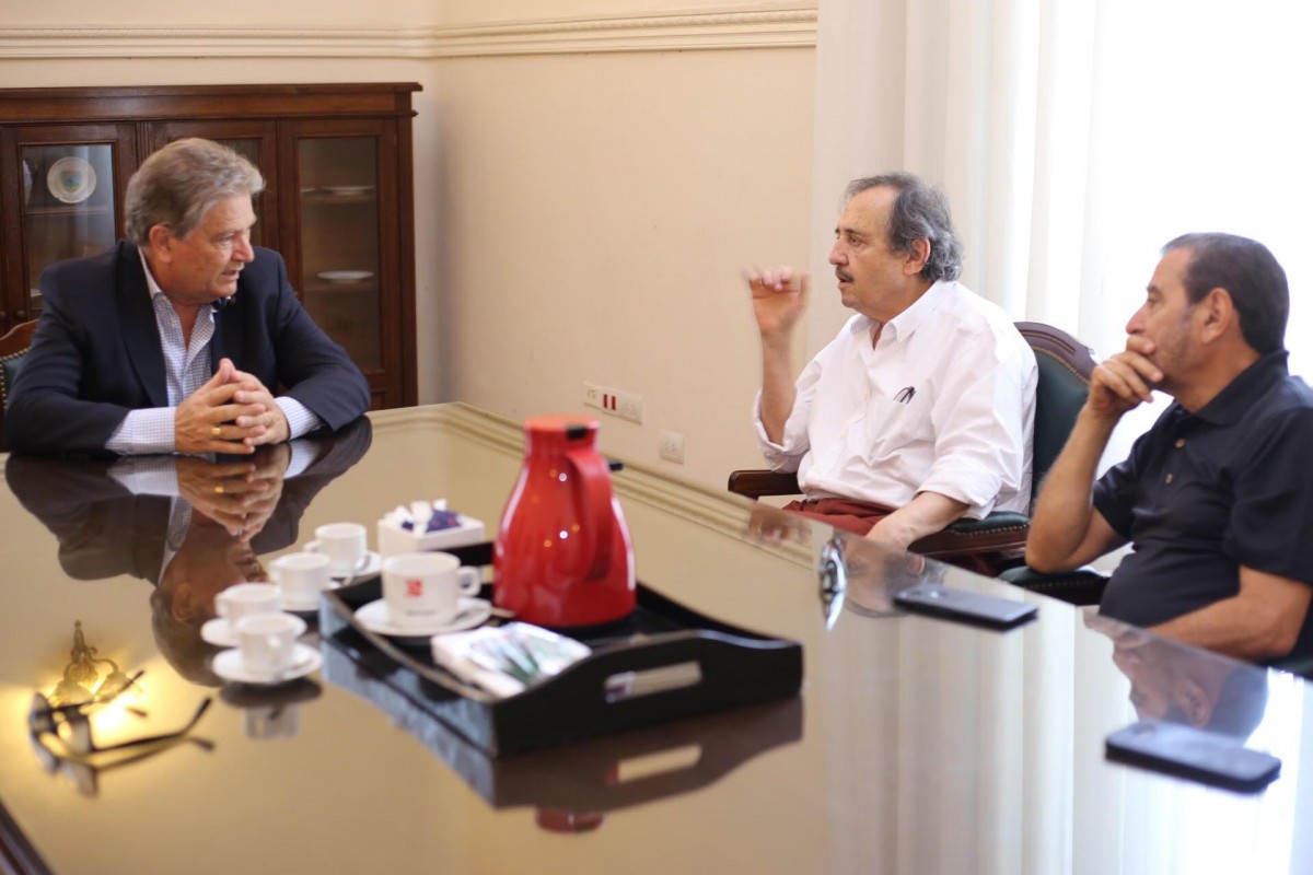 FASCENDINI SE REUNIÓ CON RICARDO ALFONSIN