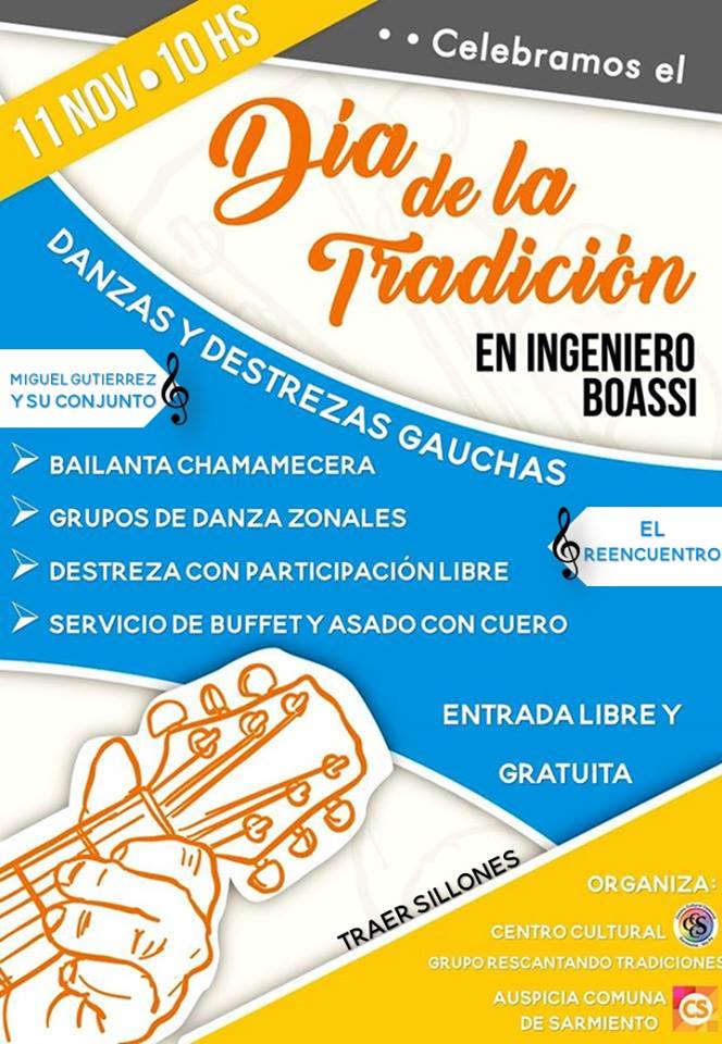Sarmiento festeja el Día de la Tradición