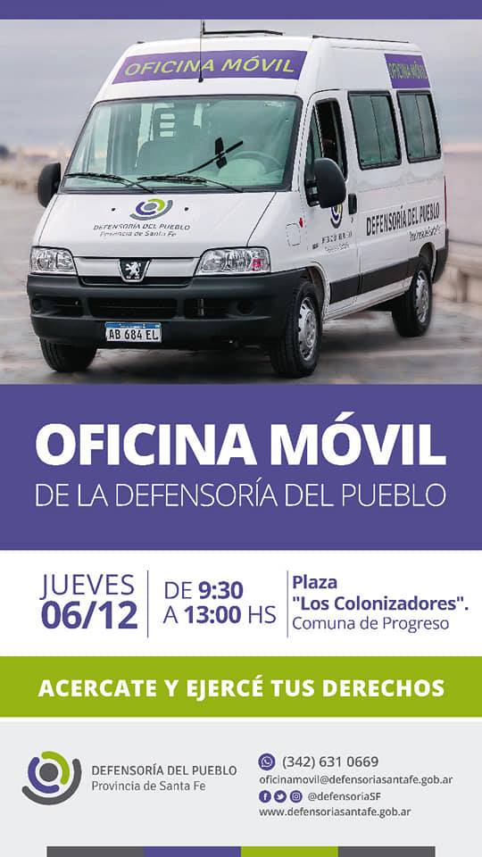 OFICINA MÓVIL DE DEFENSORÍA DEL PUEBLO EN PROGRESO