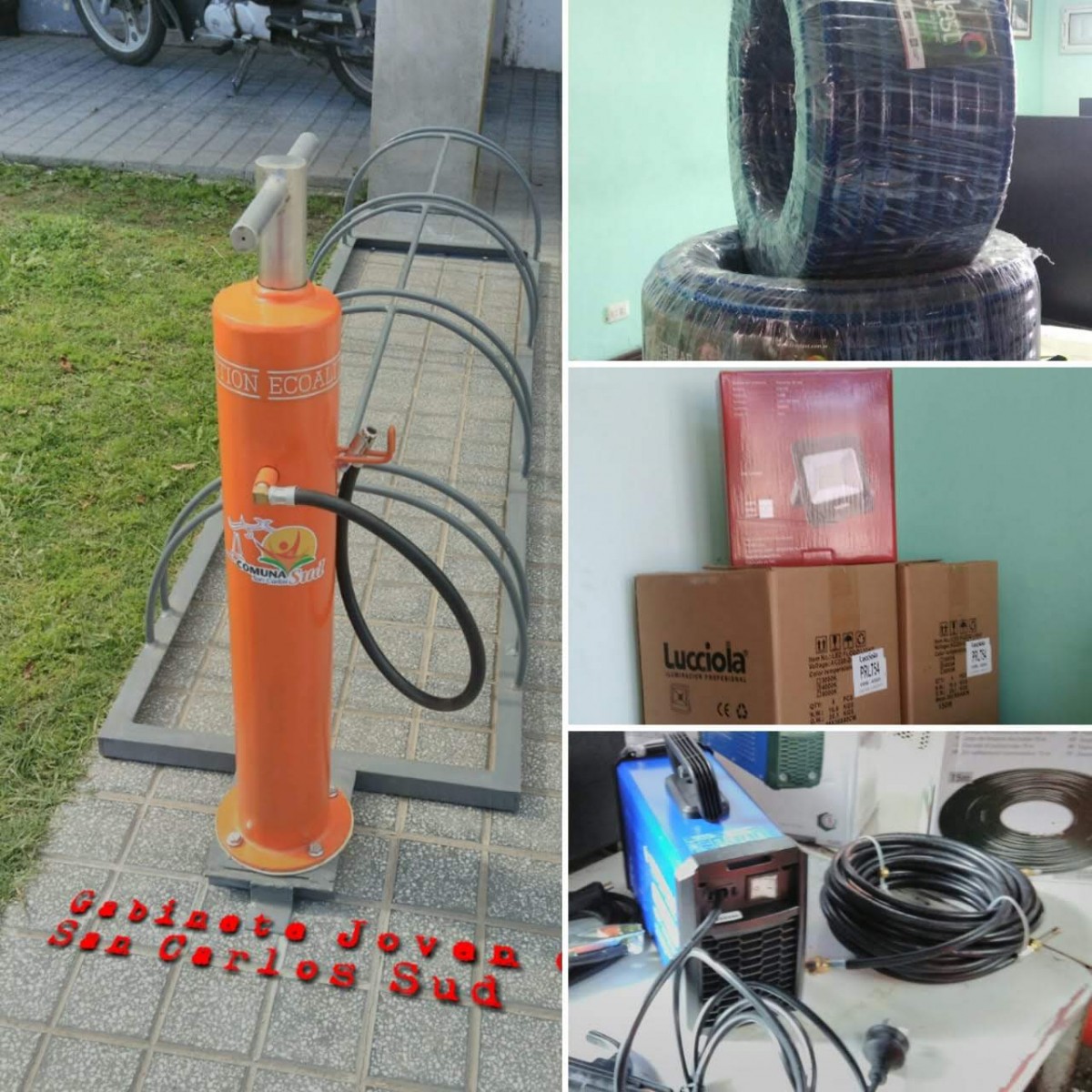 LA COMUNA DE SAN CARLOS SUD CONTINÚA INVIRTIENDO EN MAQUINARIAS Y HERRAMIENTAS