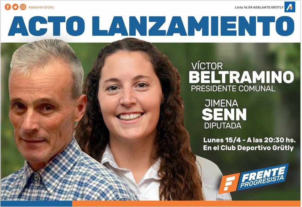 PRESENTACIÓN DE LA LISTA ADELANTE GRÜTLY