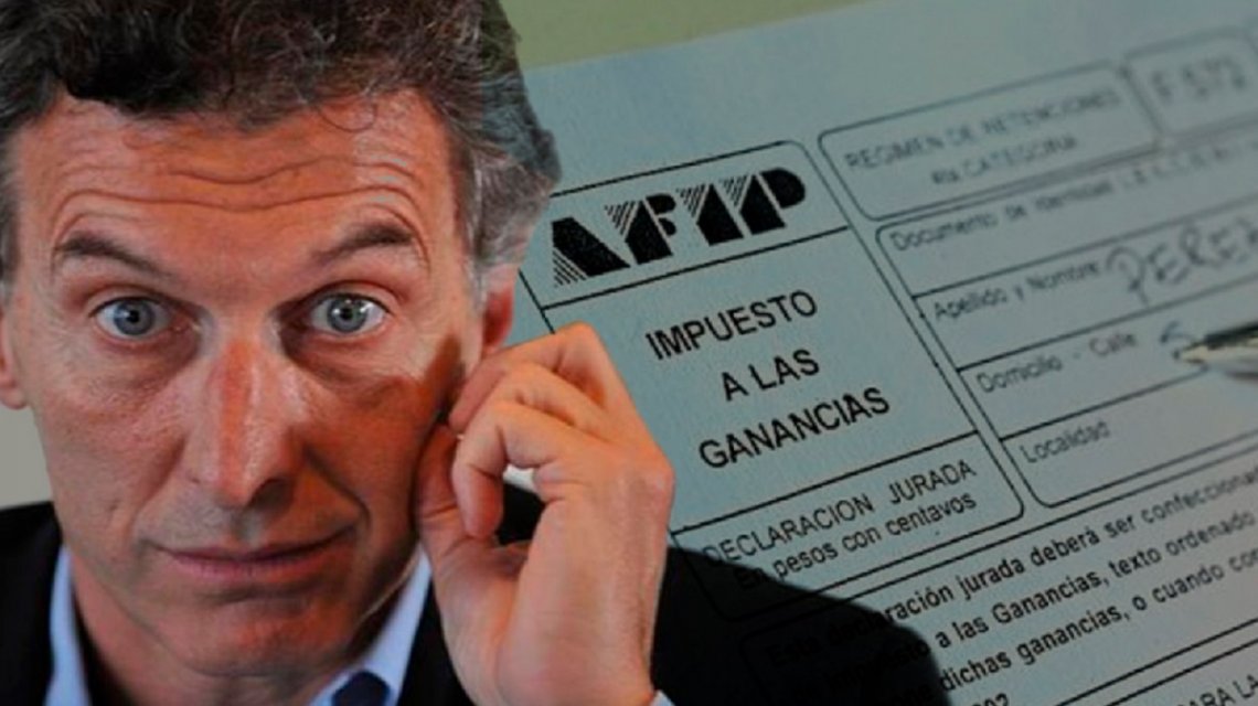 Macri prometió eliminar Ganancias pero cada vez más trabajadores pagan el impuesto