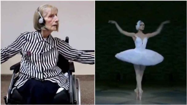 Siempre serás una bailarina; una señora con alzheimer bailó al escuchar “El lago de los Cisnes”