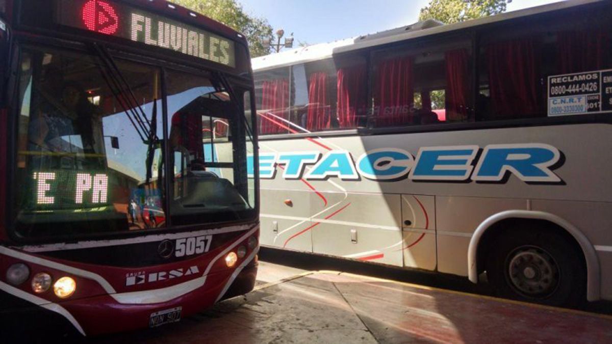 Transporte; el lunes se reanuda el servicio entre Santa Fe-Parana