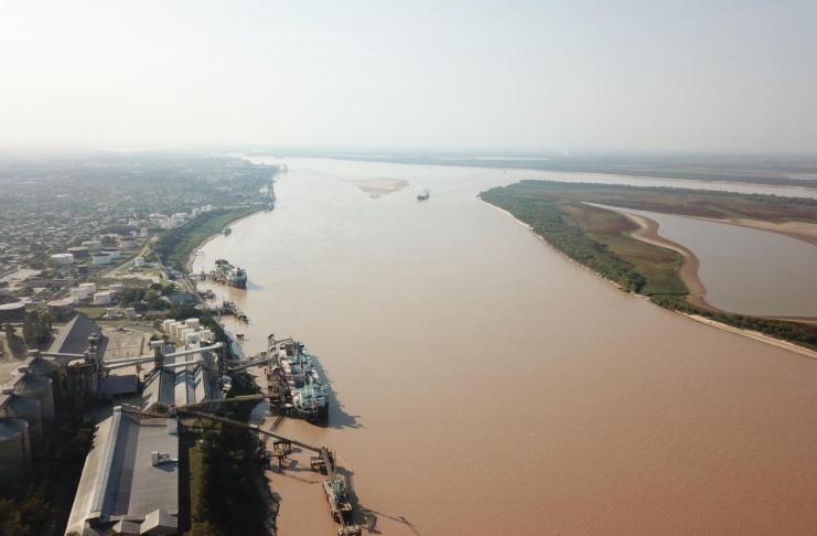 Después de un año de bajas, el  río Paraná alcanzo los 3 mtrs de altura