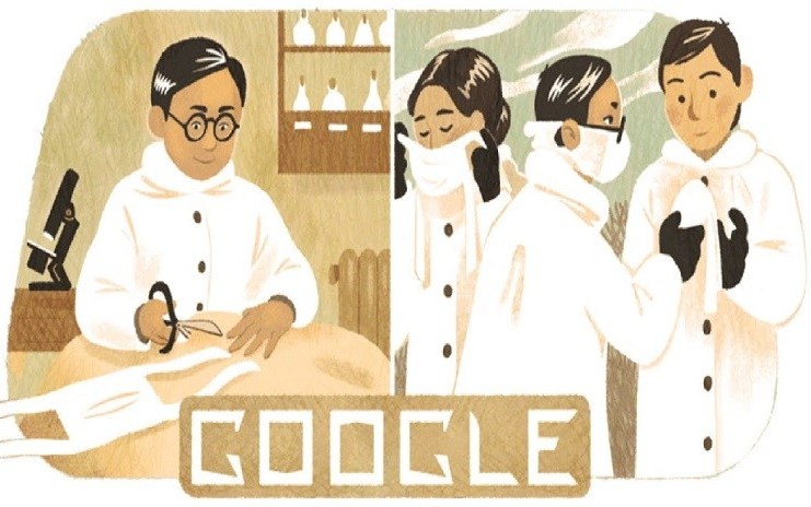 Salud; el doodle de Google recuerda al creador del barbijo